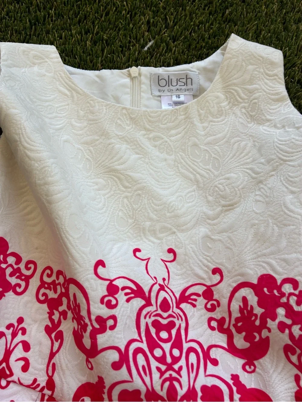 Blush sleeveless party